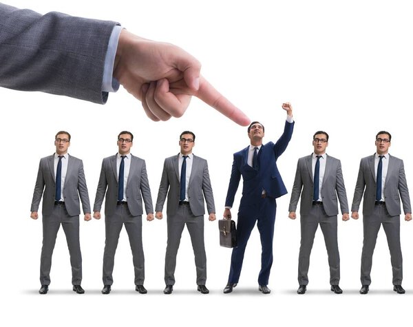 Концепция найма и трудоустройства с выбранным сотрудником