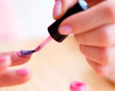 Güzellik ürünleri tırnak bakım araçları pedikür yakın çekim