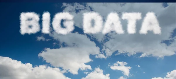 Concept Big Data dans les technologies de l'information — Photo