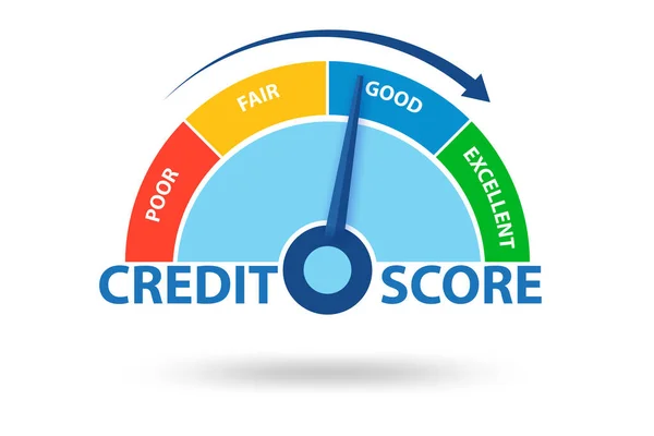 Credit score concept - 3d rendering — Stockfoto