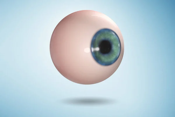医学概念中的眼睛图解- 3D渲染 — 图库照片