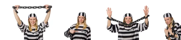 Funny prison inmate in concept — Stock Photo, Image