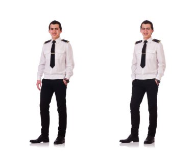 Genç pilot beyazı izole etti.