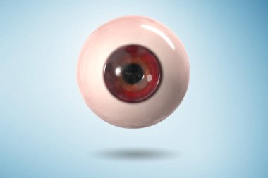 Tıbbi konseptte göz çizimi - 3D görüntüleme