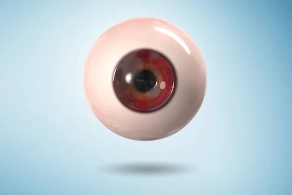 医学概念中的眼睛图解- 3D渲染 — 图库照片