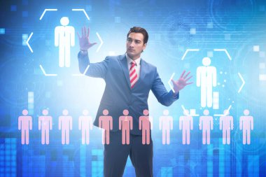 Çevrimiçi eleman alma ve iş arama kavramı