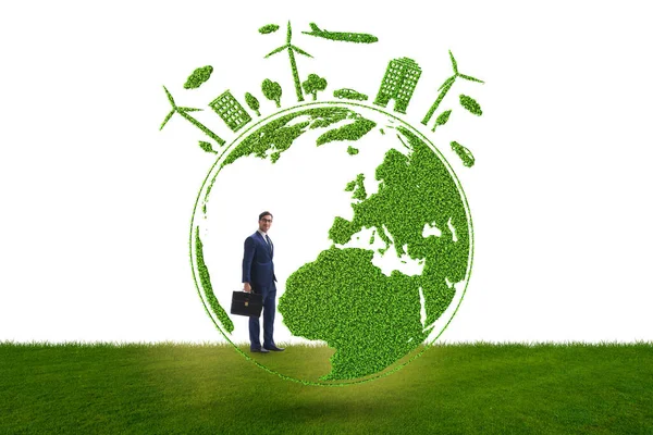 Concept d'énergie propre et de protection de l'environnement — Photo