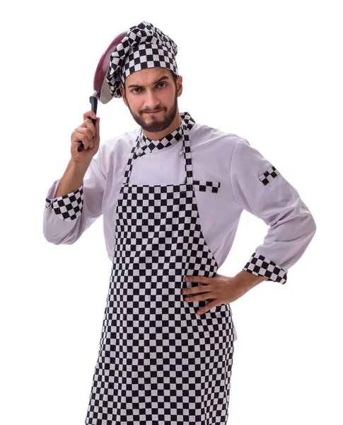 Male cook isolated on the white background — Stock Photo, Image