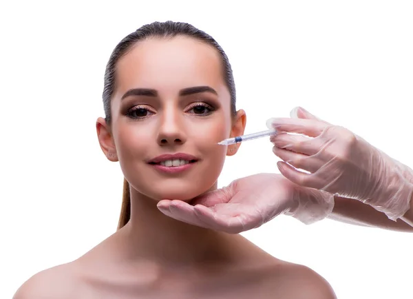 Woman in beauty concept having botex facelift — Stock Photo, Image