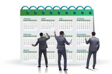 İş adamı takvimi kavramı