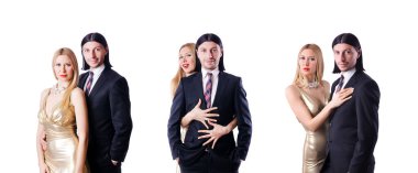 Romantik aşk konsepti.