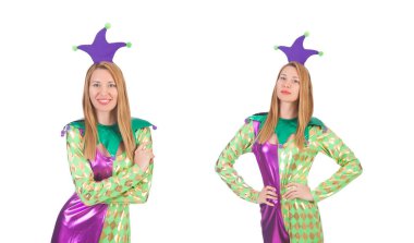 Beyaz soytarı komik.