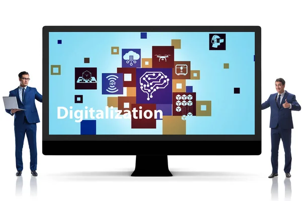 Digital transformation and digitalization technology concept — Stock Photo, Image