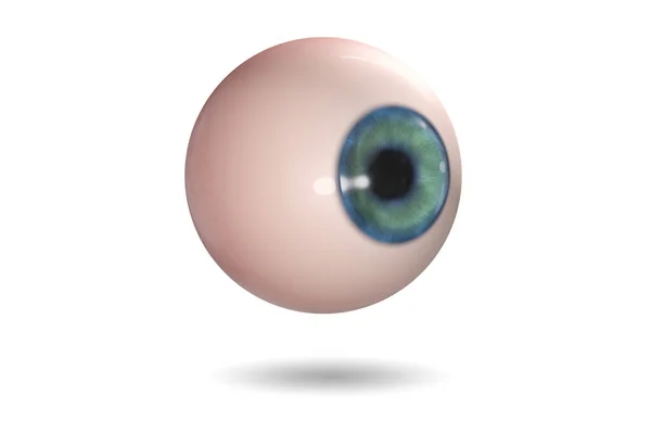 Ilustração do olho no conceito médico - renderização 3d — Fotografia de Stock