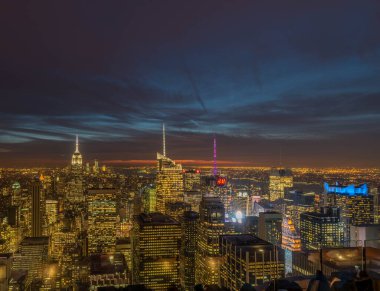 New York - 20 ARALIK 2013: Aşağı Manhattan 'ın Görünümü