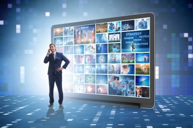 Video akışı kavramında birçok farklı resim