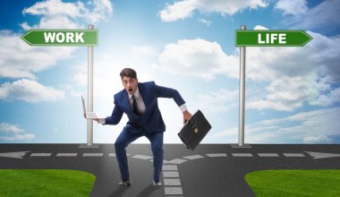 İş hayatı ya da ev dengesi iş kavramı