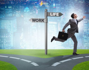 İş hayatı ya da ev dengesi iş kavramı