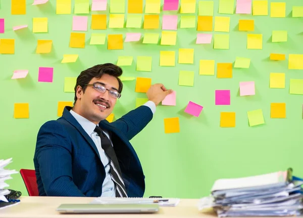 Businessman having trouble with his priorities — Stock Photo, Image