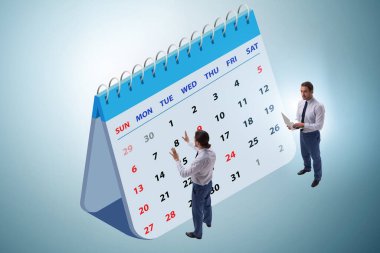 İş adamı takvimi kavramı