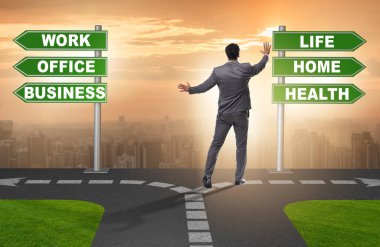 İş hayatı ya da ev dengesi iş kavramı