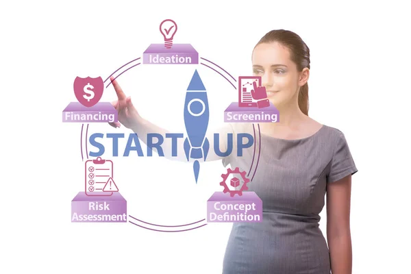 Concepto de start-up y emprendimiento — Foto de Stock