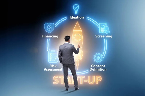Concepto de start-up y emprendimiento — Foto de Stock