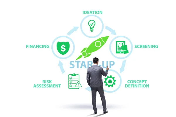 Concepto de start-up y emprendimiento — Foto de Stock