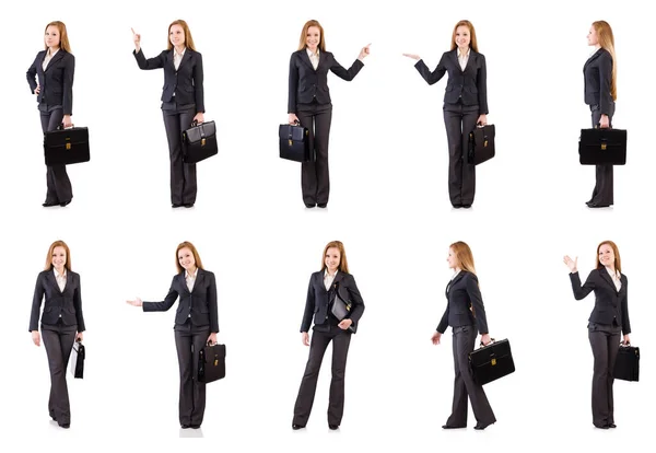 Mujer empresaria en concepto de negocio —  Fotos de Stock