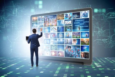 Video akışı kavramında birçok farklı resim