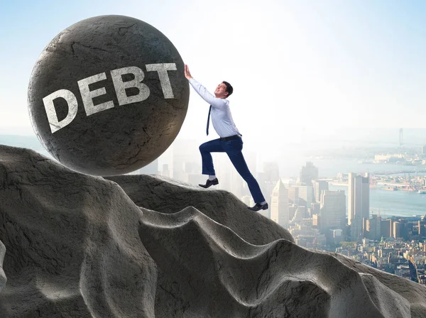 Business concept of debt and borrowing — Stock Photo, Image