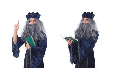 Akıllı arkaplanda izole edilmiş sihirbaz