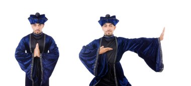 Akıllı arkaplanda izole edilmiş sihirbaz