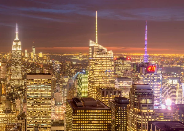 New York - DECEMBER 20, 2013: View of Lower Manhattan on Decembe — Stock Photo, Image