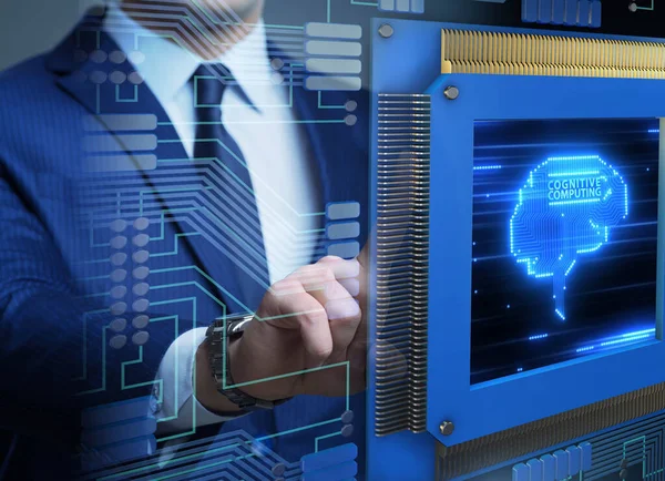 Cognitive computing concept as modern technology — Stock Photo, Image