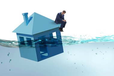 İnsanlarla ipotek geri ödeme hatası kavramı