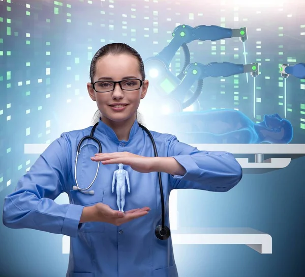 Kvinna läkare i telemedicin koncept — Stockfoto