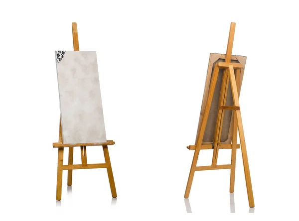 Easel isolado no fundo branco — Fotografia de Stock