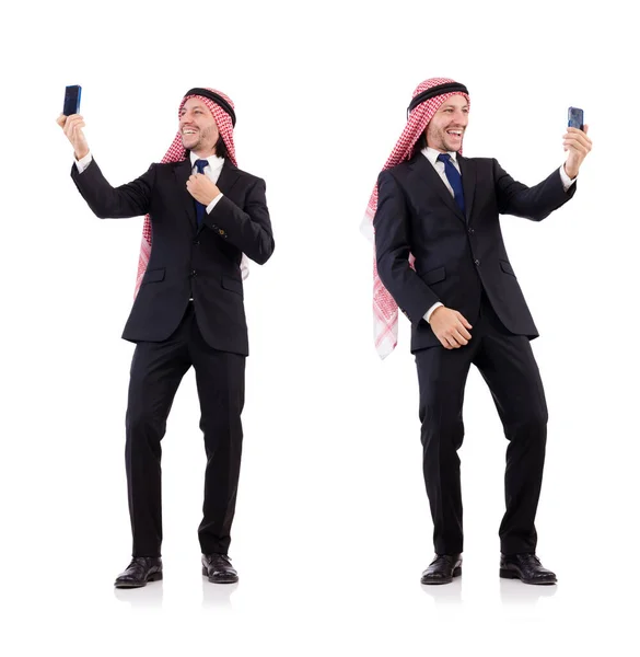 Arabský muž v konceptu rozmanitosti — Stock fotografie