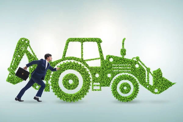 Milieuvriendelijk concept voor groene voertuigen — Stockfoto
