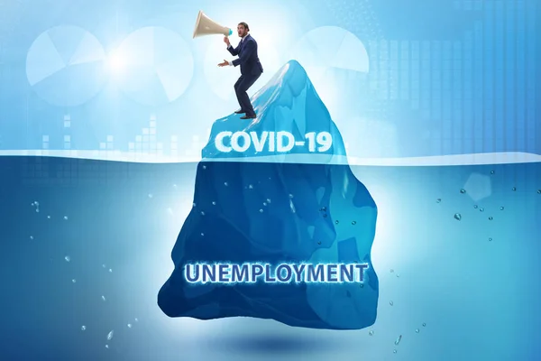 Economic crisis concept in coronavirus covid-19 — Stock Photo, Image