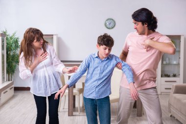 Karı-koca ve çocukla aile içi anlaşmazlık