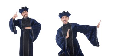 Akıllı arkaplanda izole edilmiş sihirbaz