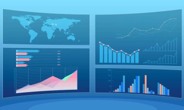 İş haritaları ve mali görselleştirme kavramı
