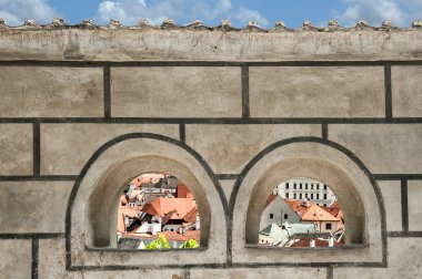  Cesky Krumlov Kalesi'nin iç