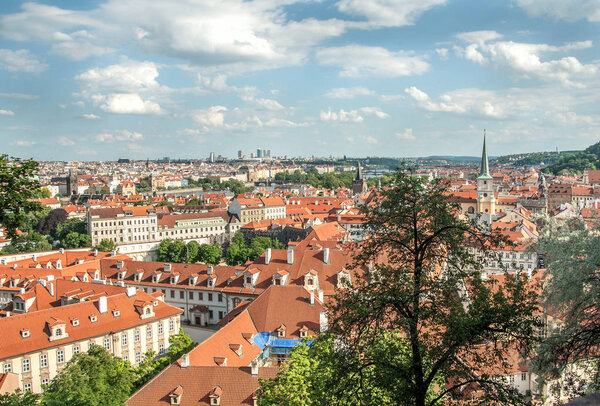 Historical districts of Prague. Czech Republic