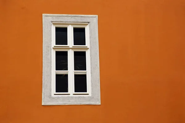 Window on the house wall — Stock Photo, Image