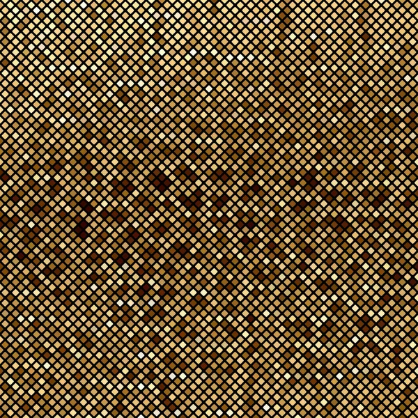 Abstraction brun mosaïque — Image vectorielle