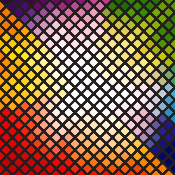 Mosaïque multicolore lumineuse — Image vectorielle