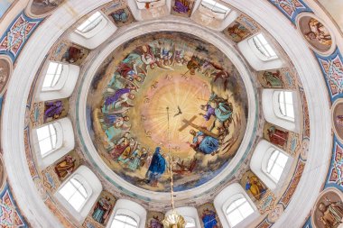 Tavan resmi bulunan bir rahiplik Ortodoks Kilisesi